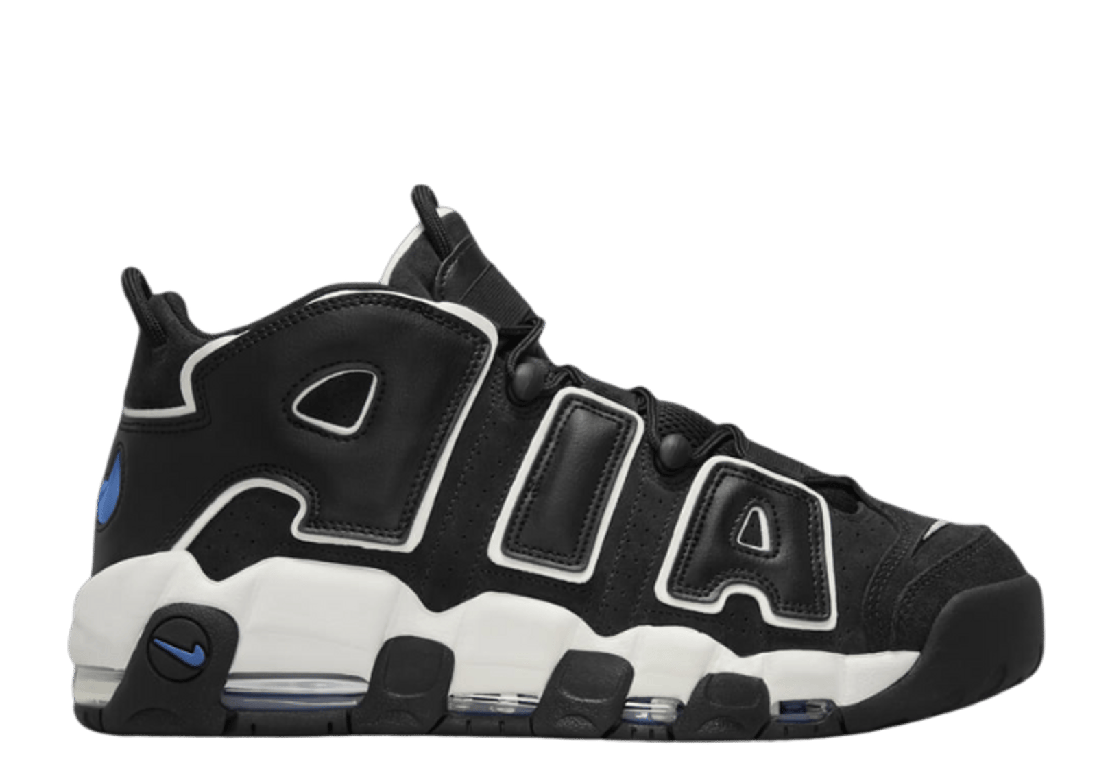 Nike Air More Uptempo Black Star Blue FB8883 001 Release Info